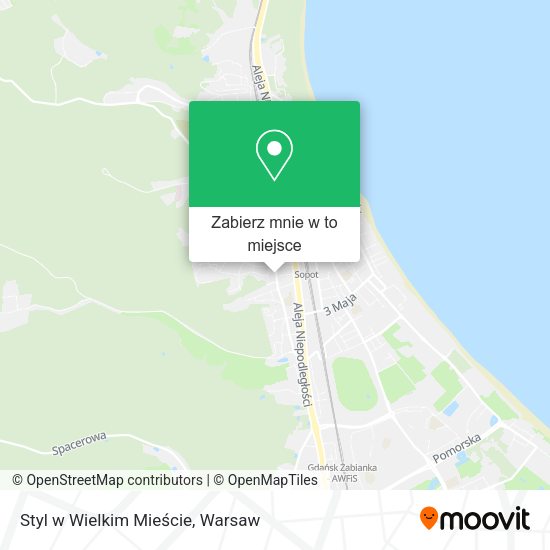 Mapa Styl w Wielkim Mieście