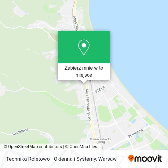 Mapa Technika Roletowo - Okienna i Systemy