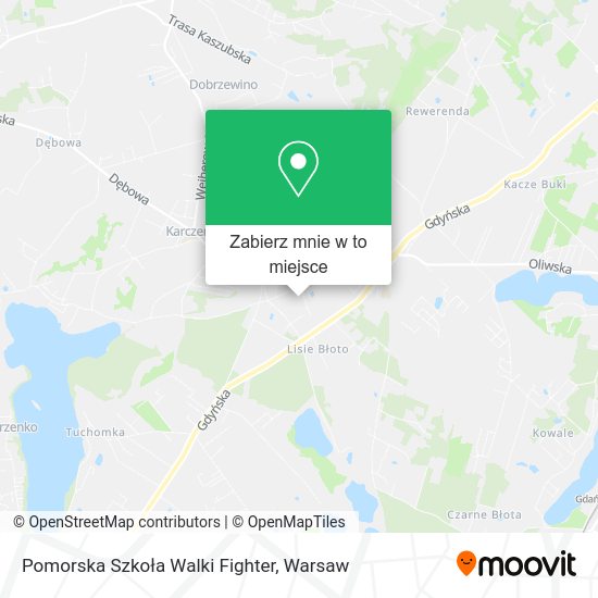 Mapa Pomorska Szkoła Walki Fighter