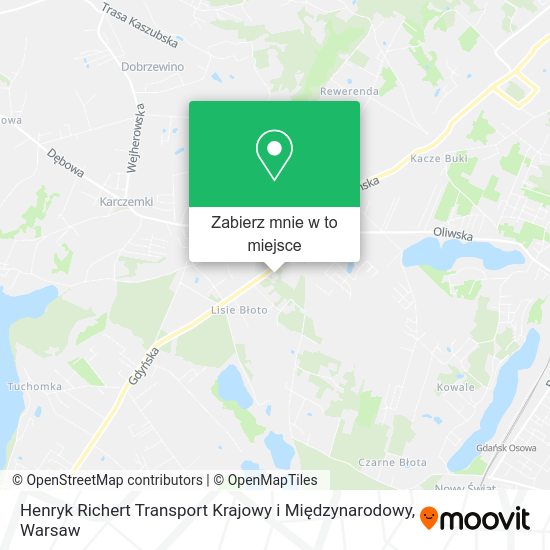 Mapa Henryk Richert Transport Krajowy i Międzynarodowy