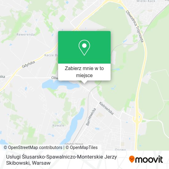 Mapa Usługi Ślusarsko-Spawalniczo-Monterskie Jerzy Skibowski