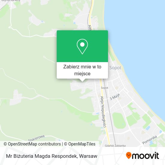 Mapa Mr Biżuteria Magda Respondek