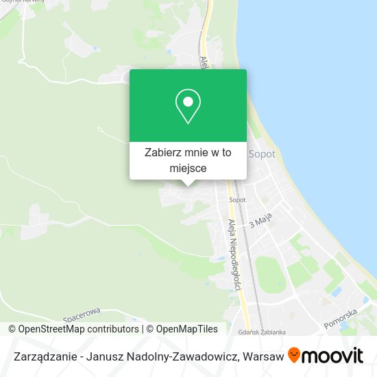 Mapa Zarządzanie - Janusz Nadolny-Zawadowicz