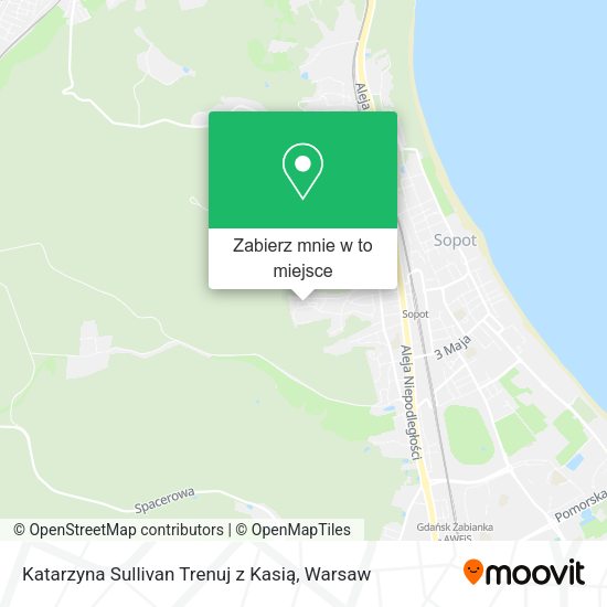 Mapa Katarzyna Sullivan Trenuj z Kasią