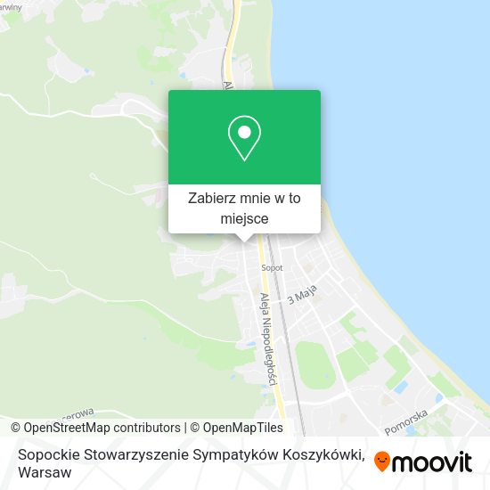 Mapa Sopockie Stowarzyszenie Sympatyków Koszykówki