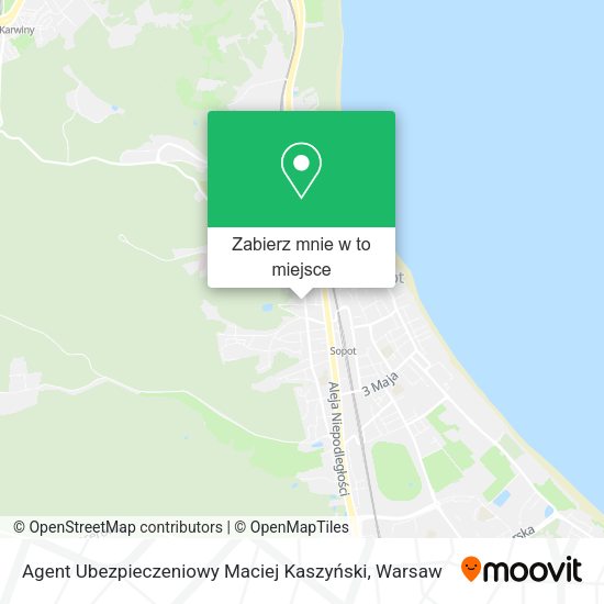 Mapa Agent Ubezpieczeniowy Maciej Kaszyński