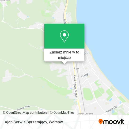 Mapa Ajan Serwis Sprzątający