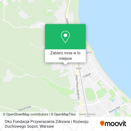 Mapa Oko Fundacja Przywracania Zdrowia i Rozwoju Duchowego Sopot