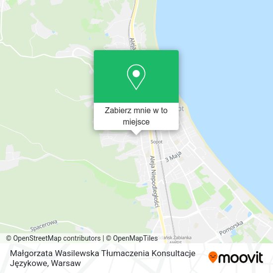 Mapa Małgorzata Wasilewska Tłumaczenia Konsultacje Językowe