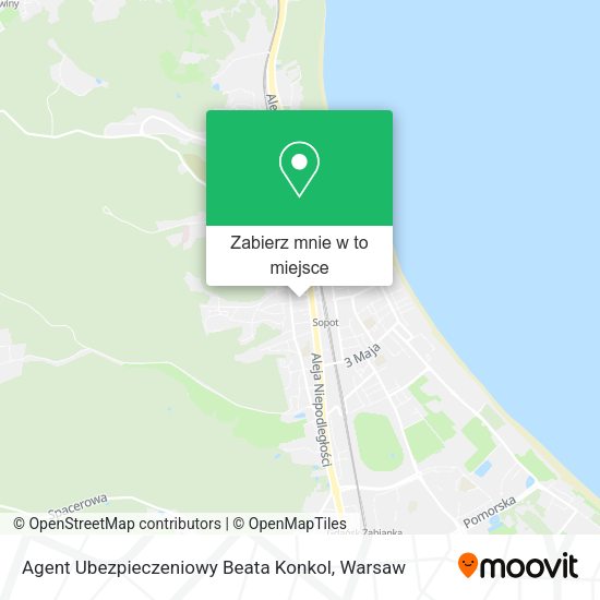 Mapa Agent Ubezpieczeniowy Beata Konkol