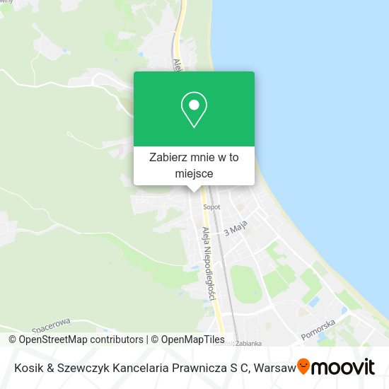 Mapa Kosik & Szewczyk Kancelaria Prawnicza S C