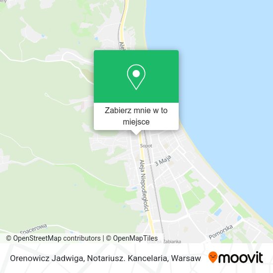 Mapa Orenowicz Jadwiga, Notariusz. Kancelaria