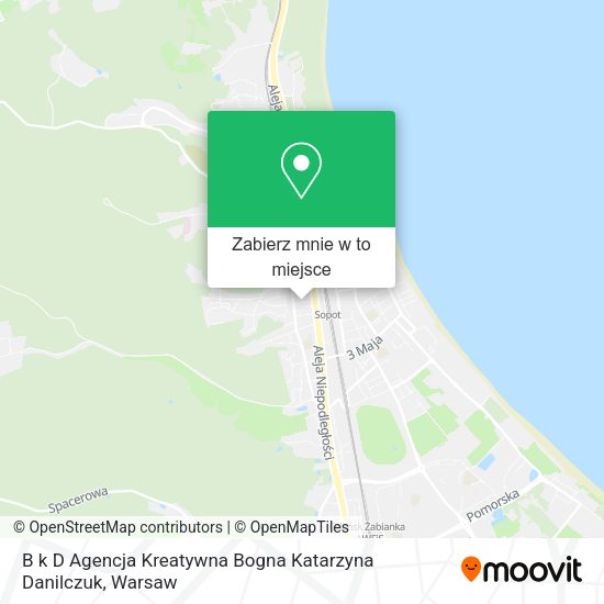 Mapa B k D Agencja Kreatywna Bogna Katarzyna Danilczuk