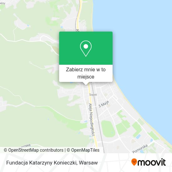 Mapa Fundacja Katarzyny Konieczki