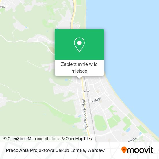 Mapa Pracownia Projektowa Jakub Lemka