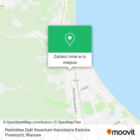 Mapa Radosław Dyki Kwantum Kancelaria Radców Prawnych