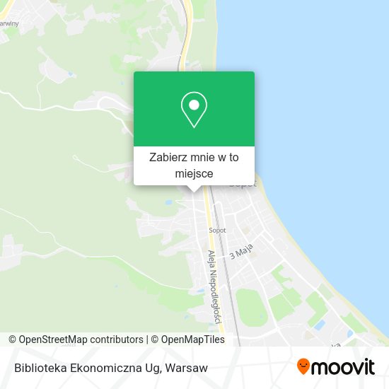 Mapa Biblioteka Ekonomiczna Ug