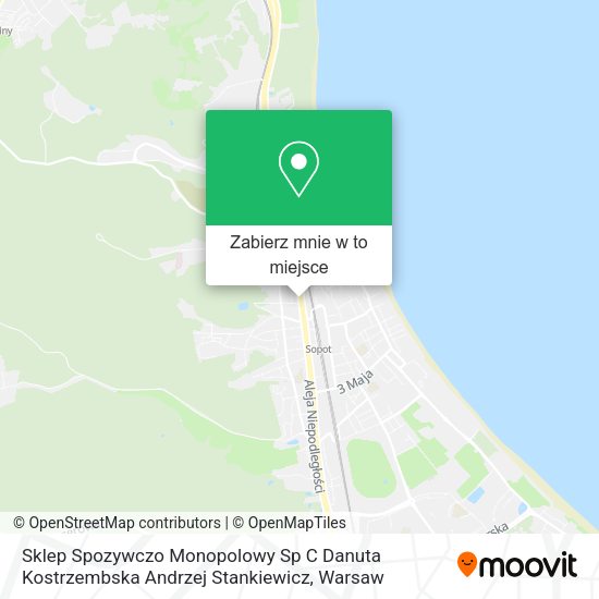 Mapa Sklep Spozywczo Monopolowy Sp C Danuta Kostrzembska Andrzej Stankiewicz