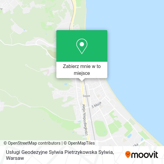 Mapa Usługi Geodezyjne Sylwia Pietrzykowska Sylwia