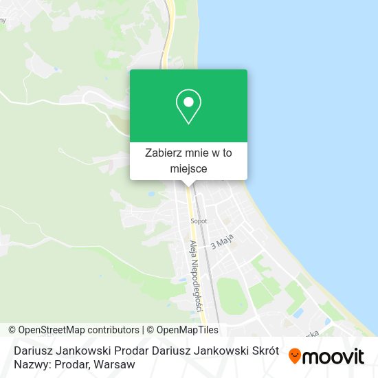 Mapa Dariusz Jankowski Prodar Dariusz Jankowski Skrót Nazwy: Prodar