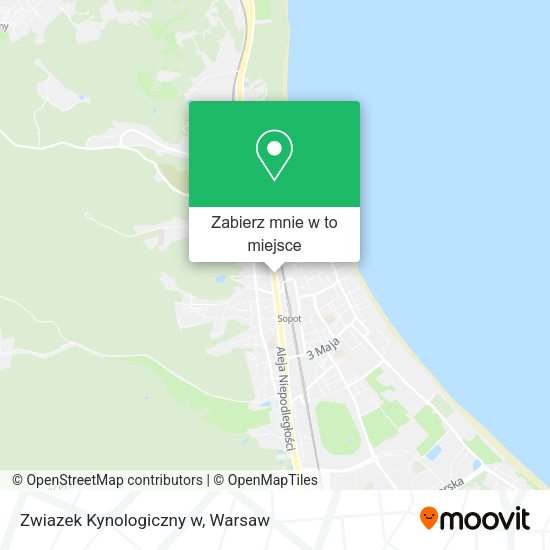 Mapa Zwiazek Kynologiczny w