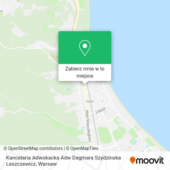 Mapa Kancelaria Adwokacka Adw Dagmara Szydzinska Leszczewicz