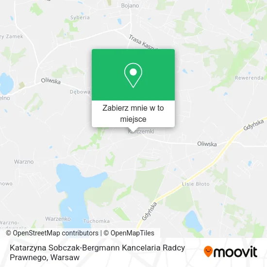 Mapa Katarzyna Sobczak-Bergmann Kancelaria Radcy Prawnego