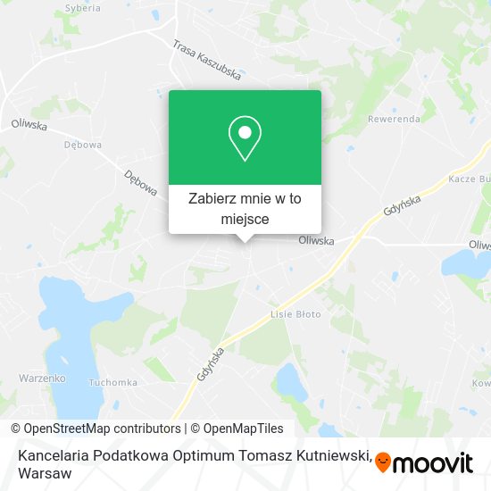 Mapa Kancelaria Podatkowa Optimum Tomasz Kutniewski