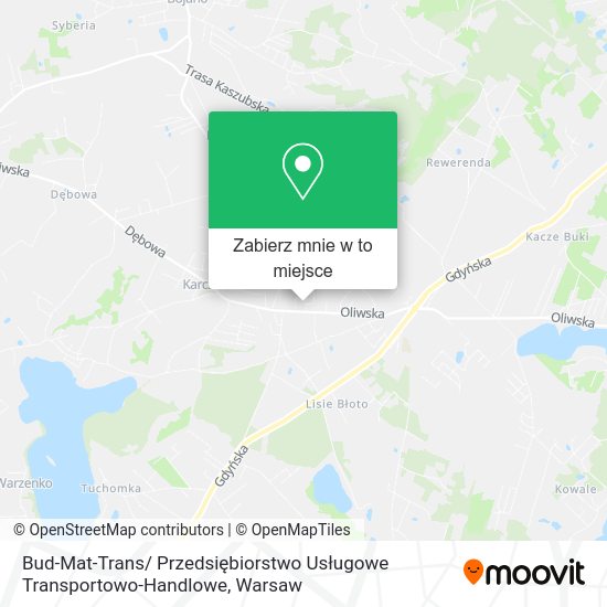 Mapa Bud-Mat-Trans/ Przedsiębiorstwo Usługowe Transportowo-Handlowe