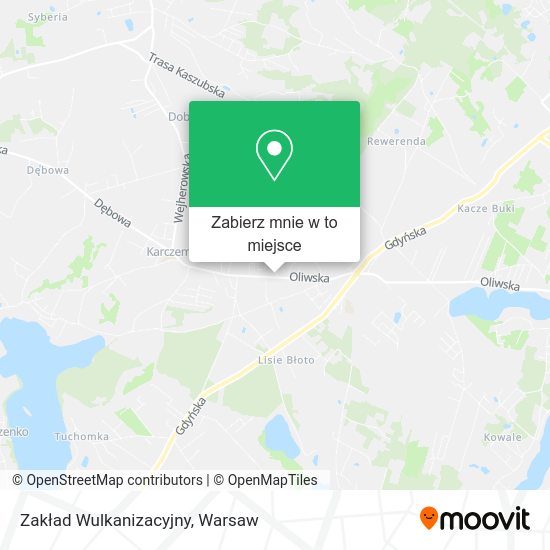 Mapa Zakład Wulkanizacyjny