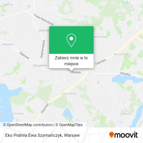 Mapa Eko Pralnia Ewa Szymańczyk