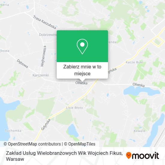 Mapa Zakład Usług Wielobranżowych Wik Wojciech Fikus