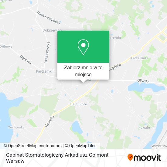 Mapa Gabinet Stomatologiczny Arkadiusz Golmont