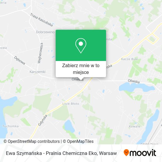 Mapa Ewa Szymańska - Pralnia Chemiczna Eko