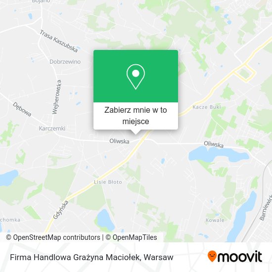 Mapa Firma Handlowa Grażyna Maciołek