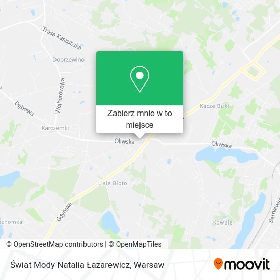 Mapa Świat Mody Natalia Łazarewicz