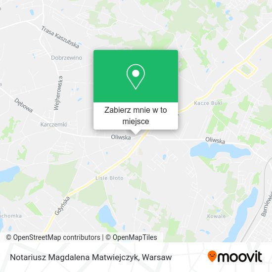 Mapa Notariusz Magdalena Matwiejczyk