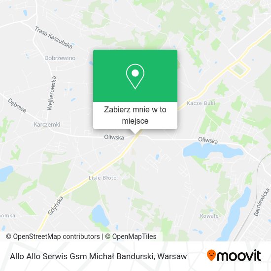 Mapa Allo Allo Serwis Gsm Michał Bandurski