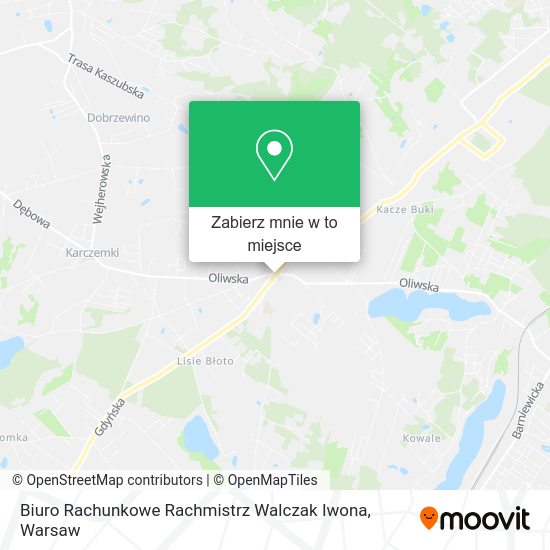 Mapa Biuro Rachunkowe Rachmistrz Walczak Iwona