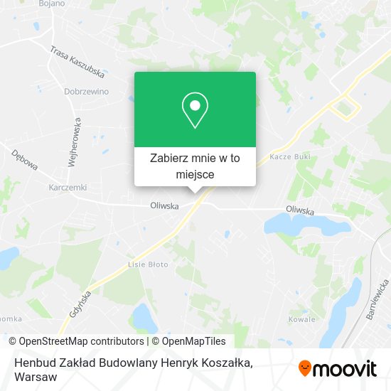 Mapa Henbud Zakład Budowlany Henryk Koszałka