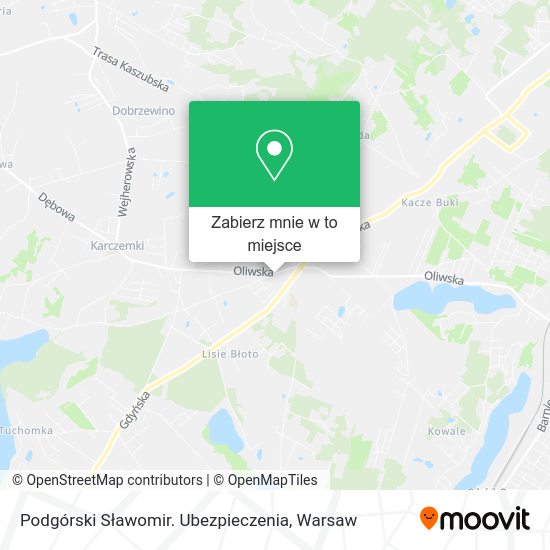 Mapa Podgórski Sławomir. Ubezpieczenia