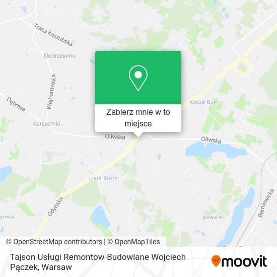 Mapa Tajson Usługi Remontow-Budowlane Wojciech Pączek