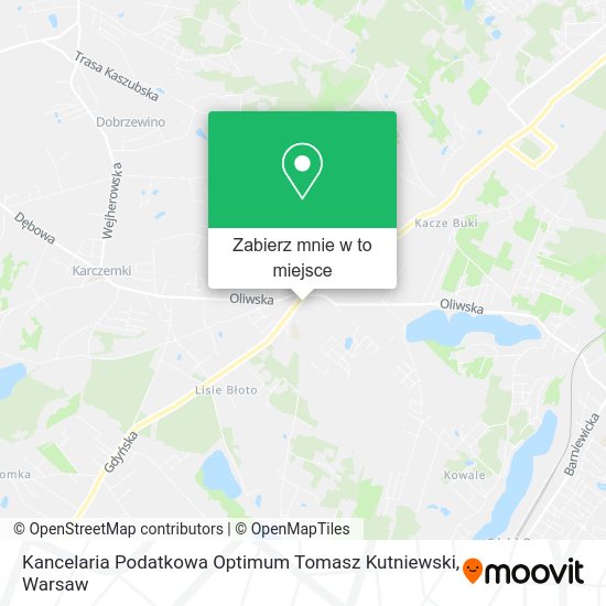 Mapa Kancelaria Podatkowa Optimum Tomasz Kutniewski