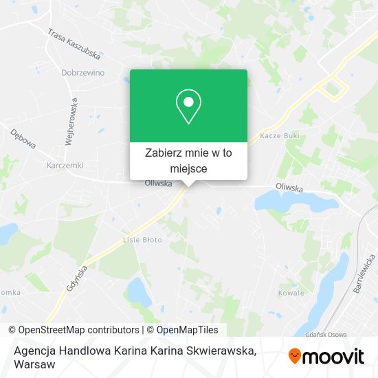 Mapa Agencja Handlowa Karina Karina Skwierawska