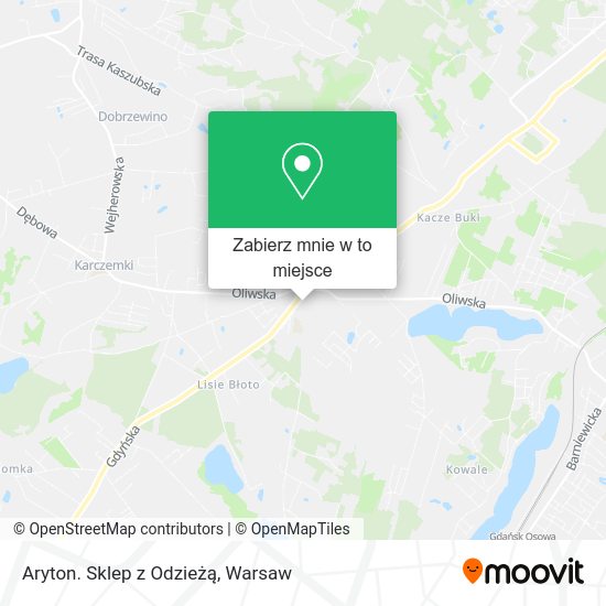 Mapa Aryton. Sklep z Odzieżą