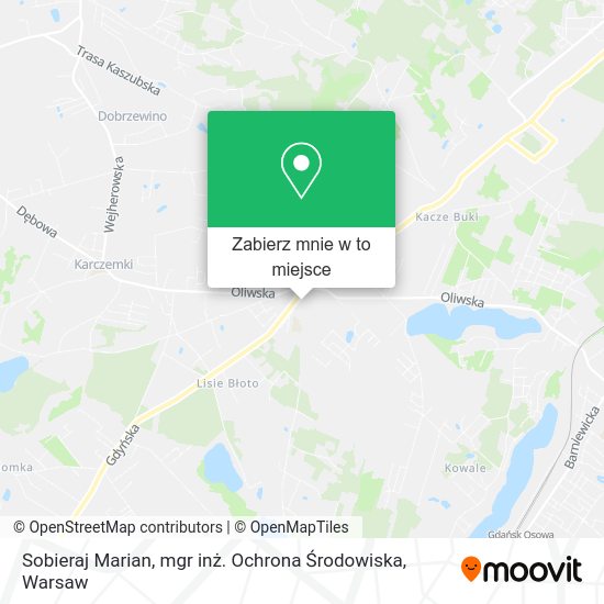 Mapa Sobieraj Marian, mgr inż. Ochrona Środowiska