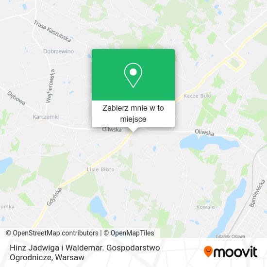 Mapa Hinz Jadwiga i Waldemar. Gospodarstwo Ogrodnicze