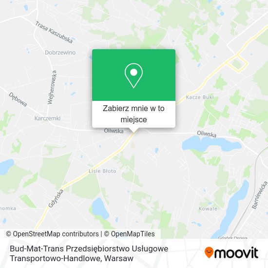 Mapa Bud-Mat-Trans Przedsiębiorstwo Usługowe Transportowo-Handlowe