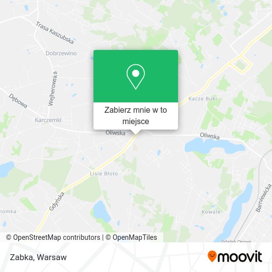 Mapa Zabka