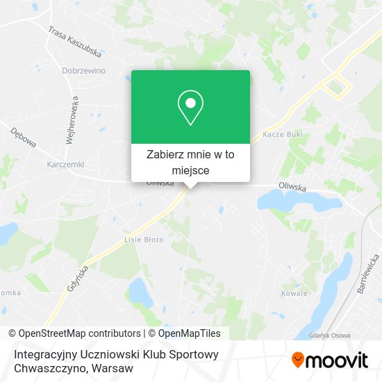 Mapa Integracyjny Uczniowski Klub Sportowy Chwaszczyno